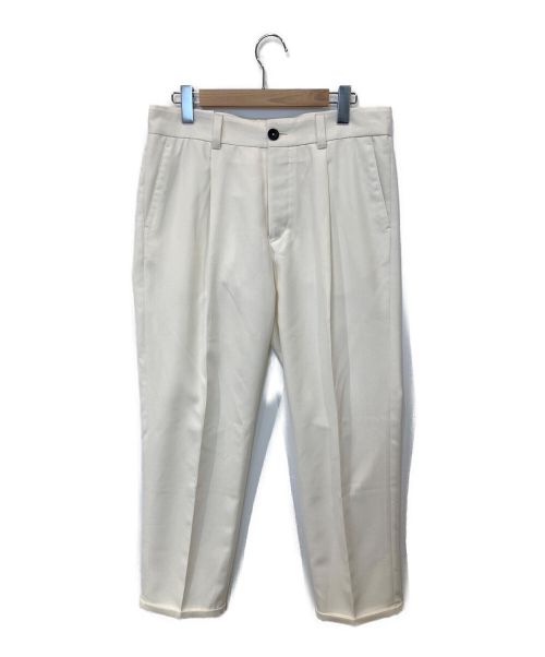 PT TORINO（ピーティートリノ）PT TORINO (ピーティー トリノ) タックパンツ ホワイト サイズ:W34 未使用品の古着・服飾アイテム