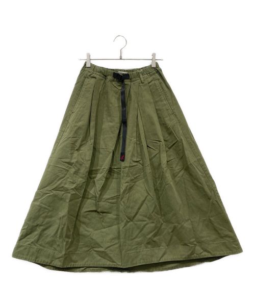 GRAMICCI（グラミチ）GRAMICCI (グラミチ) テイルカットスカート カーキ サイズ:M 未使用品の古着・服飾アイテム