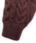 中古・古着 Maison Margiela 14 (メゾンマルジェラ 14) Irish Fisherman cable knit ボルドー サイズ:1：27800円
