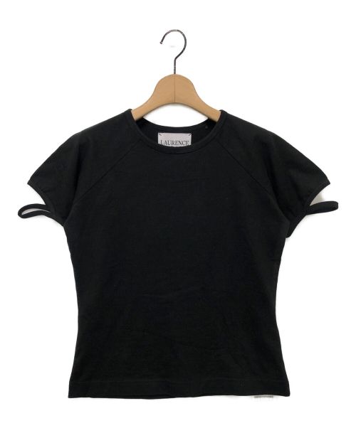 LAURENCE BRAS（ローレンスブラス）LAURENCE BRAS (ローレンスブラス) スリーブカットTシャツ ブラック サイズ:S 未使用品の古着・服飾アイテム