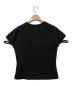 LAURENCE BRAS (ローレンスブラス) スリーブカットTシャツ ブラック サイズ:S 未使用品：3980円