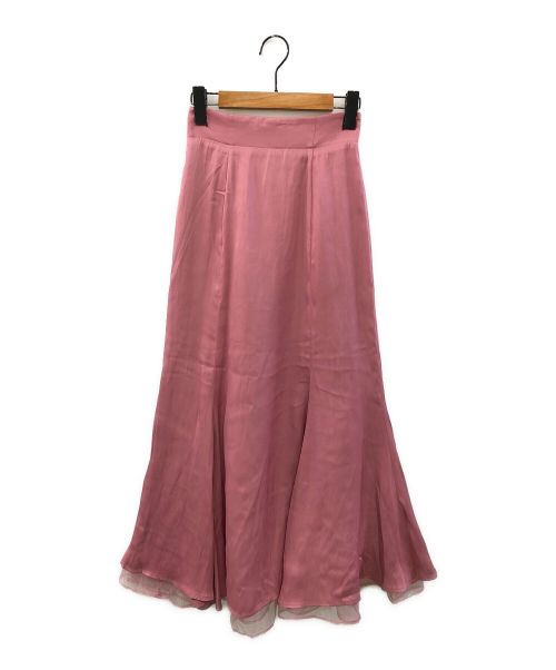 eimy istoire（エイミーイストワール）eimy istoire (エイミーイストワール) シアーヘムソフトマーメイドスカート ピンク サイズ:S 未使用品の古着・服飾アイテム