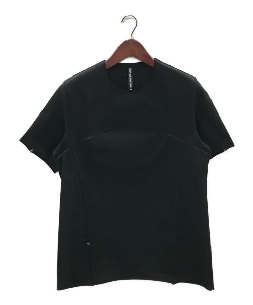 ripvanwinkle（リップヴァンウィンクル）ripvanwinkle (リップヴァンウィンクル) SOLID S/S半袖カットソー ブラック サイズ:4の古着・服飾アイテム