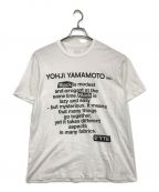 s'yte（サイト）の古着「Message T-Shirt」｜ホワイト