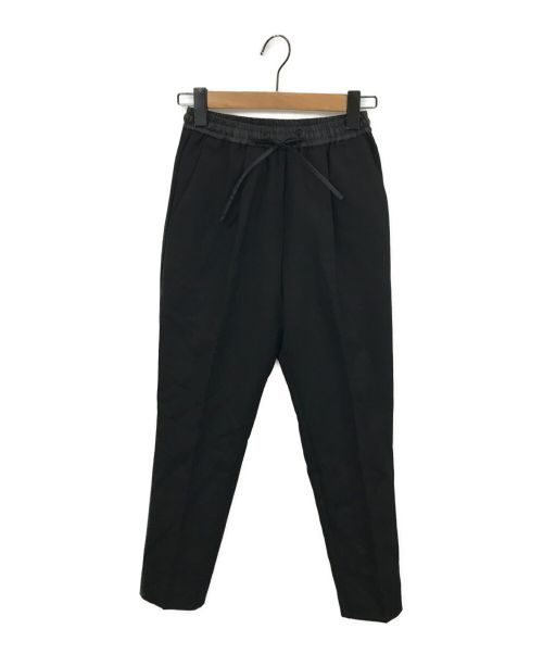 YORI（ヨリ）yori (ヨリ) ウールタックパンツ ブラック サイズ:34の古着・服飾アイテム