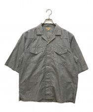 GOWEST (ゴーウエスト) オープンカラーシャツ　半袖シャツ グレー サイズ:SIZE 2