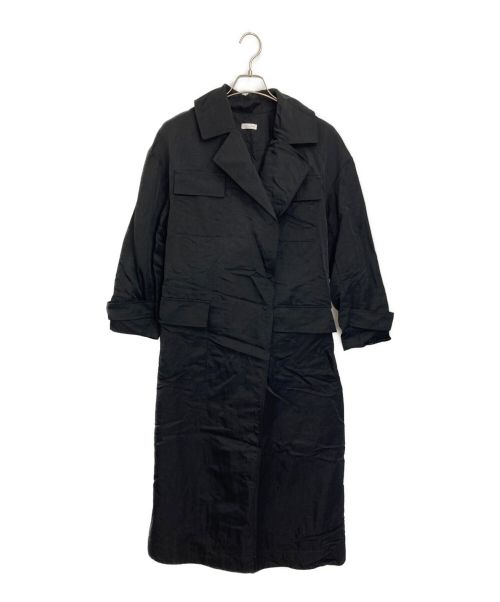 LITRAL（リトラル）LITRAL (リトラル) OVERSIZE TRENCH COAT ブラック サイズ:36の古着・服飾アイテム