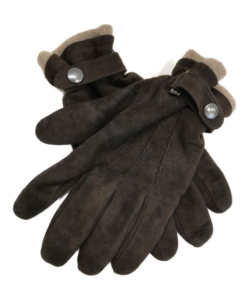 Gloves by F.lli.Forino（-）Gloves by F.lli.Forino (-) レザーグローブ ブラウンの古着・服飾アイテム