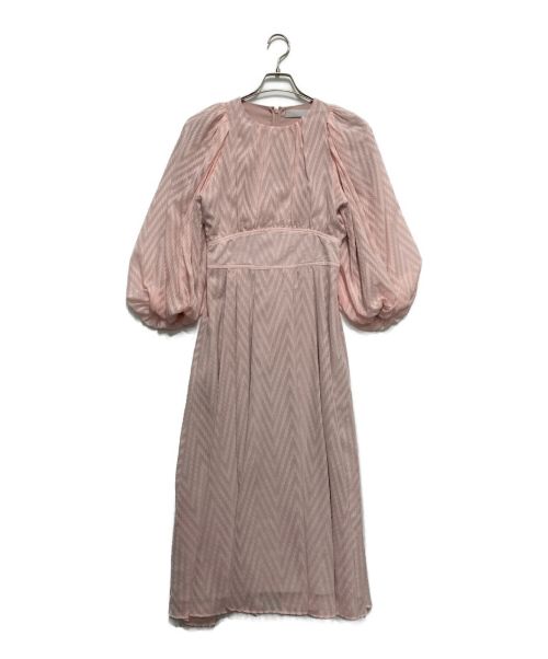 CELFORD（セルフォード）CELFORD (セルフォード) ドビーシフォンワンピース ピンク サイズ:SIZE36の古着・服飾アイテム