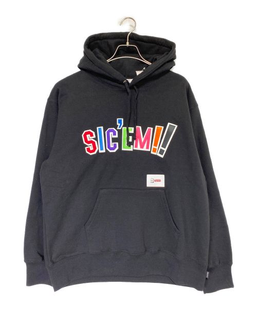 SUPREME（シュプリーム）SUPREME (シュプリーム) WTAPS Sic’em! Hooded Sweatshirt ブラック サイズ:L 未使用品の古着・服飾アイテム
