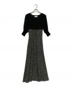 MIELI INVARIANTミエリインヴァリアント）の古着「San Marino Dot Dress」｜ブラック