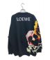 LOEWE (ロエベ) Pansies Embroidery Sweatshirt ブラック サイズ:XS：74800円
