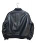 PRADA (プラダ) 21AW ナッパレザー ボンバージャケット ブラック サイズ:46：428000円