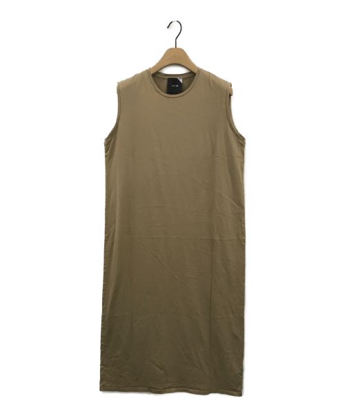 ATON（エイトン）ATON (エイトン) SUVIN 60/2 TANK-TOP DRESS ベージュ サイズ:02の古着・服飾アイテム