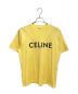 CELINE（セリーヌ）の古着「ルーズロゴTシャツ」｜イエロー