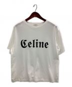 CELINE（）の古着「ゴシックTシャツ/コットンジャージー」｜ホワイト
