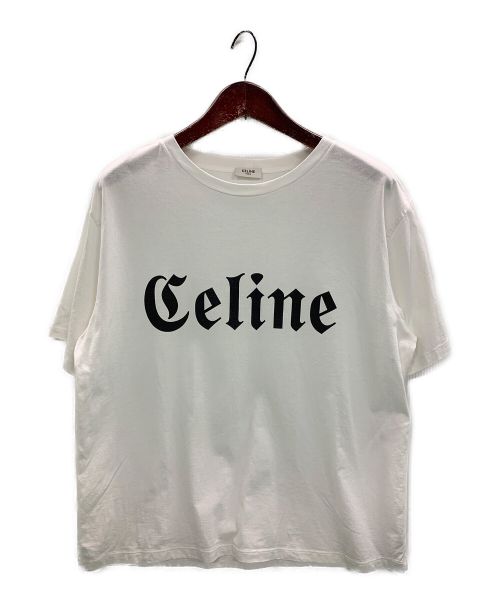 CELINE（セリーヌ）CELINE (セリーヌ) ゴシックTシャツ/コットンジャージー ホワイト サイズ:Sの古着・服飾アイテム