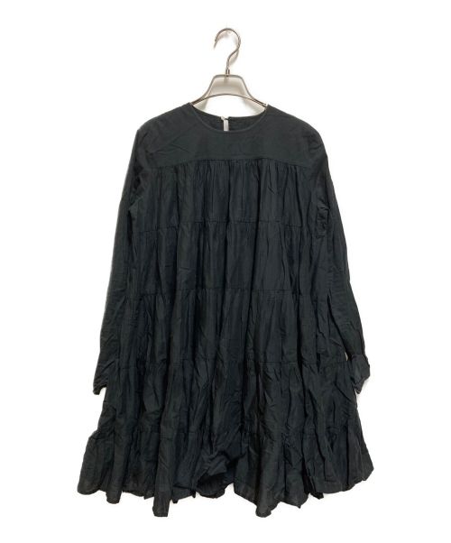 merlette（マーレット）merlette (マーレット) ティアードミニドレス ブラック サイズ:XSの古着・服飾アイテム