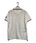 MONCLER GAMME BLEU (モンクレール ガム ブルー) ポロシャツ ホワイト サイズ:M：7800円