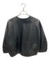 ANAYI (アナイ) レザードルマンスリーブジャケット ブラック サイズ:38：14800円