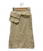 NEHERAネヘラ）の古着「ラップスカート」｜ベージュ