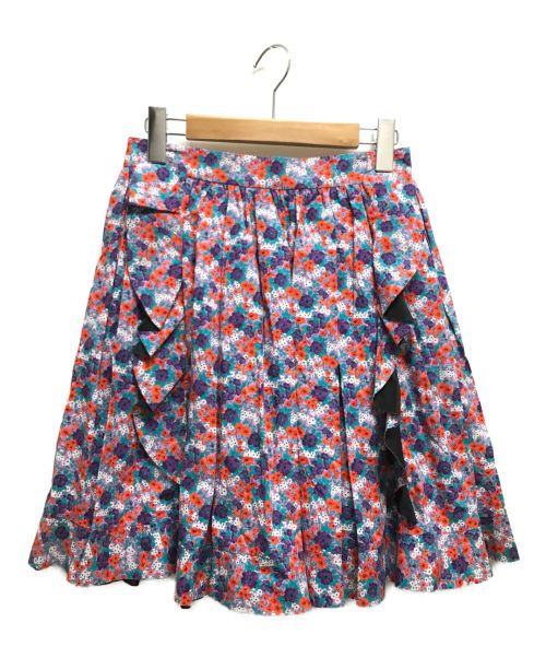 MSGM（エムエスジーエム）MSGM (エムエスジーエム) スカート パープル×オレンジ サイズ:42 未使用品の古着・服飾アイテム