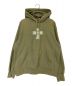 SUPREME（シュプリーム）の古着「Cross Box Logo Hooded Sweatshirt」｜カーキ