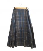Pilgrim Surf+Supplyピルグリム サーフサプライ）の古着「Noriko Plaid Skirt」｜ブルー