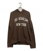 THE ACADEMY NEWYORKザ アカデミー ニューヨーク）の古着「プルオーバーパーカー」｜ブラウン