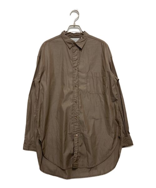Americana（アメリカーナ）Americana (アメリカーナ) 1ポケシャツ ブラウン サイズ:不明の古着・服飾アイテム