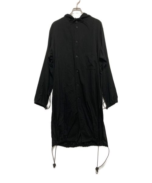 Y-3（ワイスリー）Y-3 (ワイスリー) フーデットロングシャツ ブラック サイズ:XSの古着・服飾アイテム