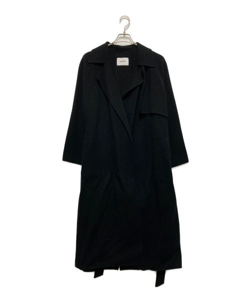 haunt（ハウント）haunt (ハウント) ウールガウンコート ブラック サイズ:Mの古着・服飾アイテム