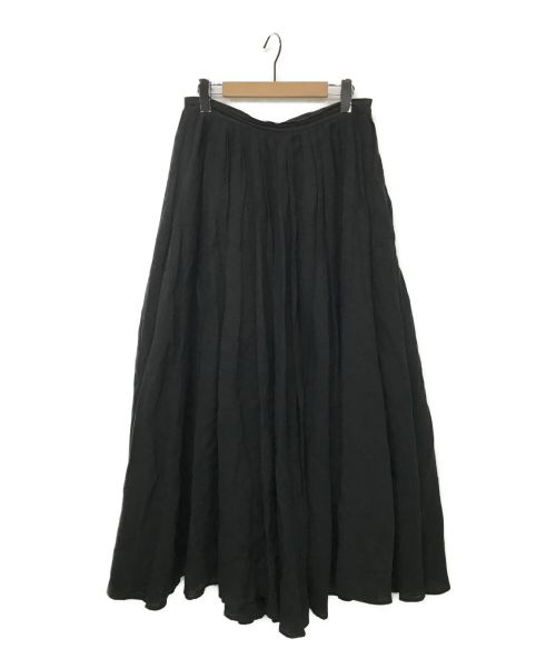 Samuji（サムイ）Samuji (サムイ) リネンスカート ブラック サイズ:36の古着・服飾アイテム