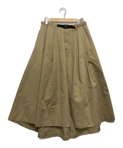 GRAMICCI（グラミチ）GRAMICCI (グラミチ) Dickies (ディッキーズ) ボリュームスカート ベージュ サイズ:Mの古着・服飾アイテム
