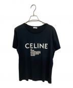 CELINEセリーヌ）の古着「クラシックロゴTシャツ」｜ブラック