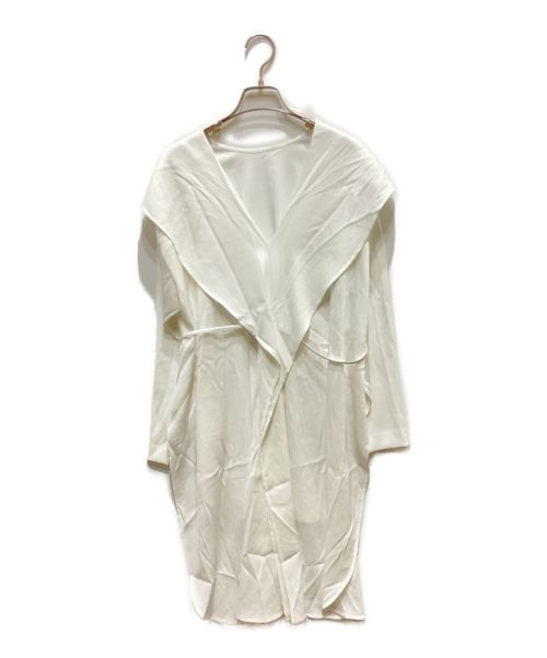 LE PHIL（ル フィル）LE PHIL (ル フィル) トリアセドライツイルブラウス ホワイト サイズ:Freeの古着・服飾アイテム