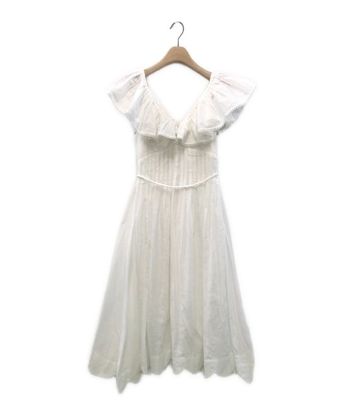DEAR JOSÉ（ディアジョーズ）DEAR JOSÉ (ディアジョーズ) リネンドレス ホワイト サイズ:M 未使用品の古着・服飾アイテム