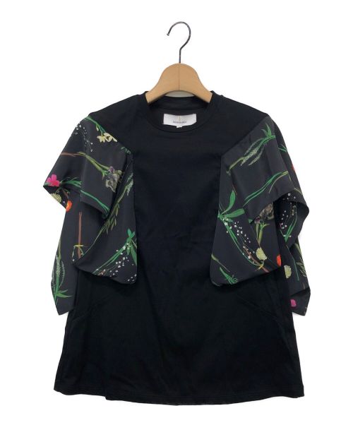 AKIRA NAKA（アキラナカ）AKIRA NAKA (アキラナカ) FLOWER PRINT T-SHT ブラック サイズ:1の古着・服飾アイテム