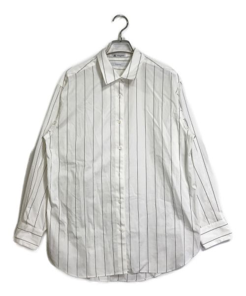 FRAMeWORK（フレームワーク）FRAMeWORK (フレームワーク) THOMAS MASON ストライプシャツ ホワイト サイズ:Freeの古着・服飾アイテム