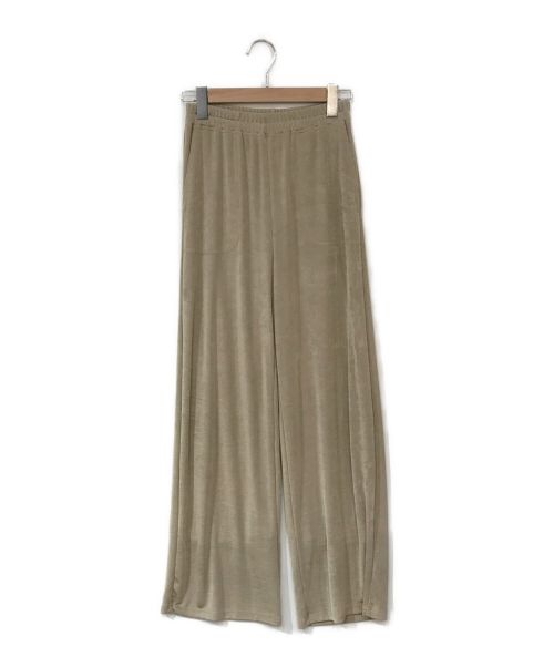 CLANE（クラネ）CLANE (クラネ) BRIGHT JERSEY PANTS ベージュ サイズ:1の古着・服飾アイテム