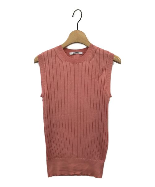 SLOANE（スローン）SLOANE (スローン) シルクリブノースリーブ ピンク サイズ:1の古着・服飾アイテム