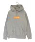 SUPREME（シュプリーム）の古着「Box Logo Hooded Sweatshirt」｜オレンジ×グレー