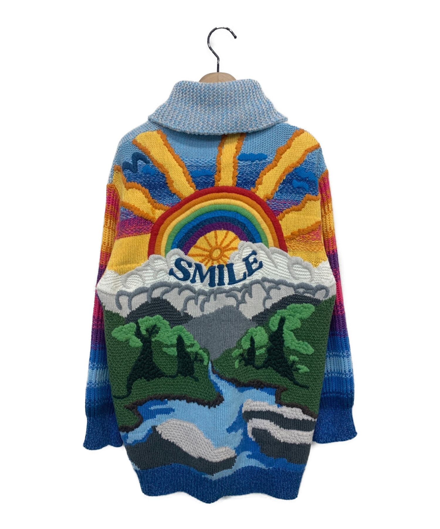STELLA McCARTNEY (ステラマッカートニー) Smile knitted zipped cardigan サイズ:34