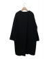 ENFOLD (エンフォルド) ダブルクロスVネックタックドレス ブラック サイズ:38：6800円