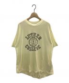 R JUBILEEアールジュビリー）の古着「LUTHER COLLEGE Tシャツ」｜イエロー