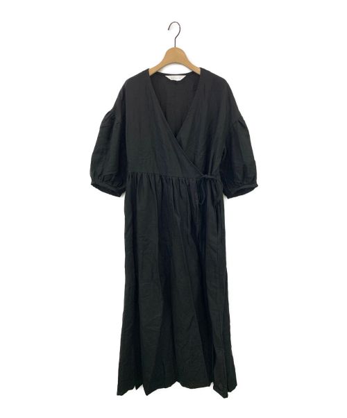 LEQUIO（レキオ）LEQUIO (レキオ) パフスリーブワンピース ブラック サイズ:-の古着・服飾アイテム