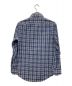 Finamore (フィナモレ) チェックシャツ ブルー サイズ:15/30：5800円