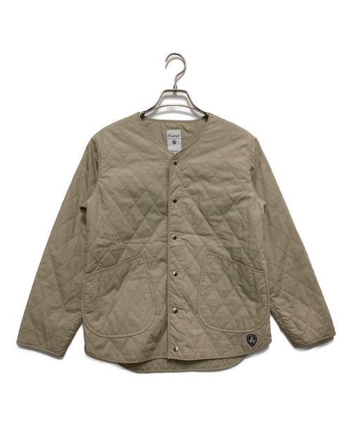 ORCIVAL（オーシバル）ORCIVAL (オーシバル) ノーカラーキルティングジャケット ベージュ サイズ:SIZE1の古着・服飾アイテム