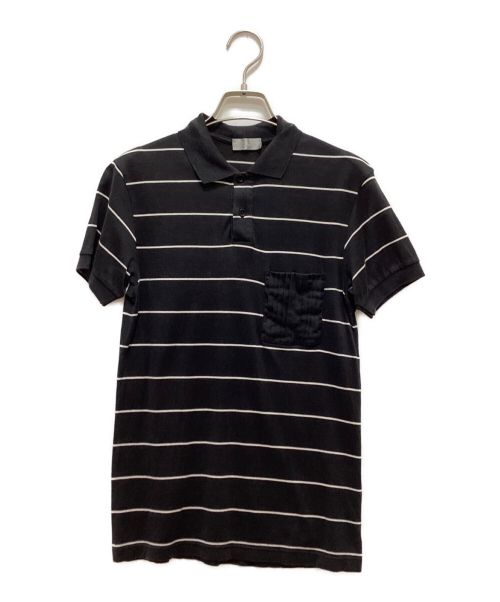 DIOR HOMME（ディオール オム）DIOR HOMME (ディオール オム) ポロシャツ ブラック サイズ:XXSの古着・服飾アイテム