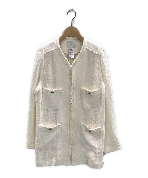 Sov.（ソブ）Sov. (ソブ) オリジナルリネンジャケット ホワイト サイズ:38 未使用品の古着・服飾アイテム